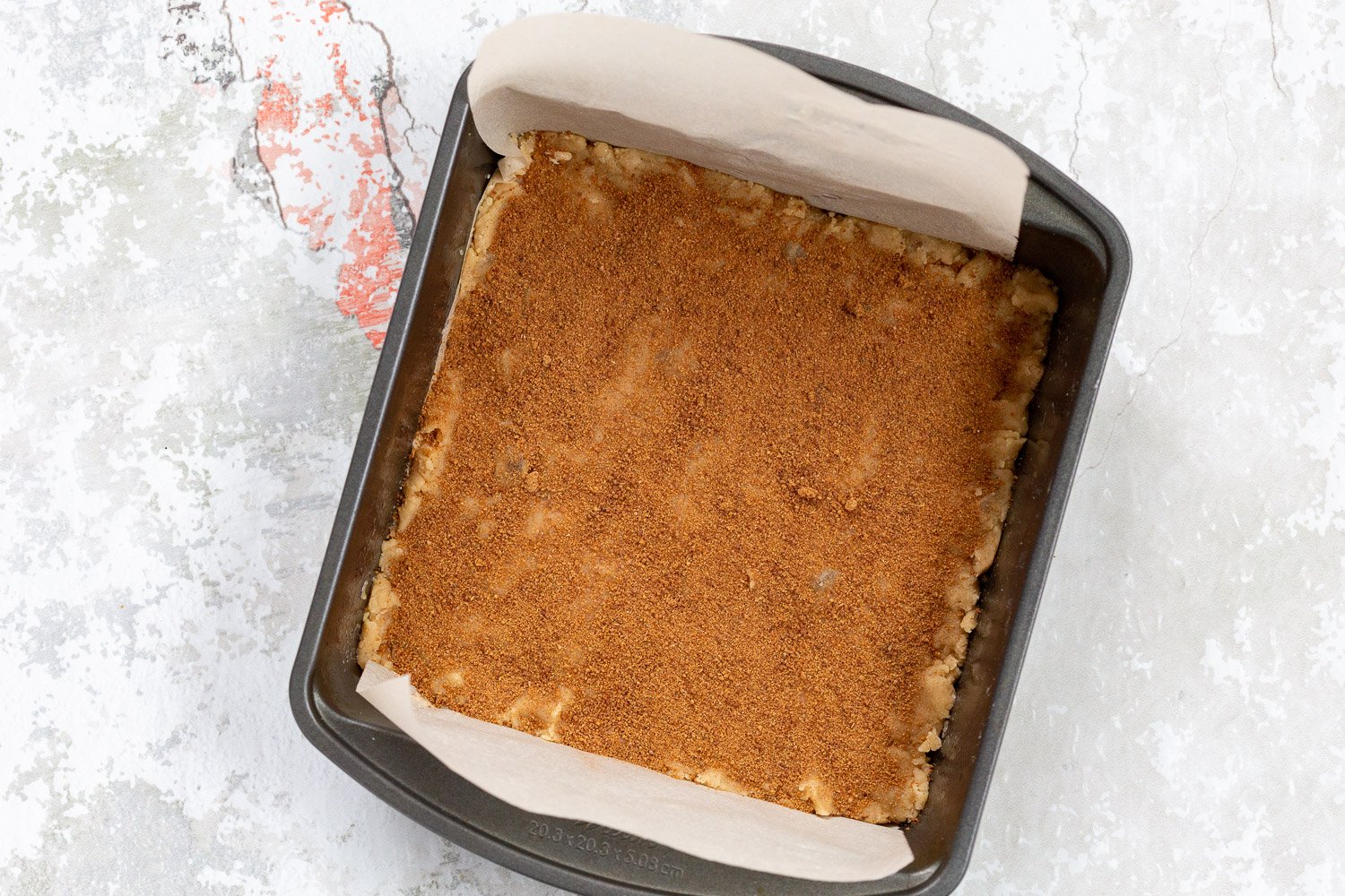 These Vegan Snickerdoodle Bars need 1 Bowl and 30 mins. Easy Snickerdoodle cookie bars short bread like, cinnamony and delicious. Glutenfree option.  #vegan #recipe #snickerdoodlebars #veganRicha