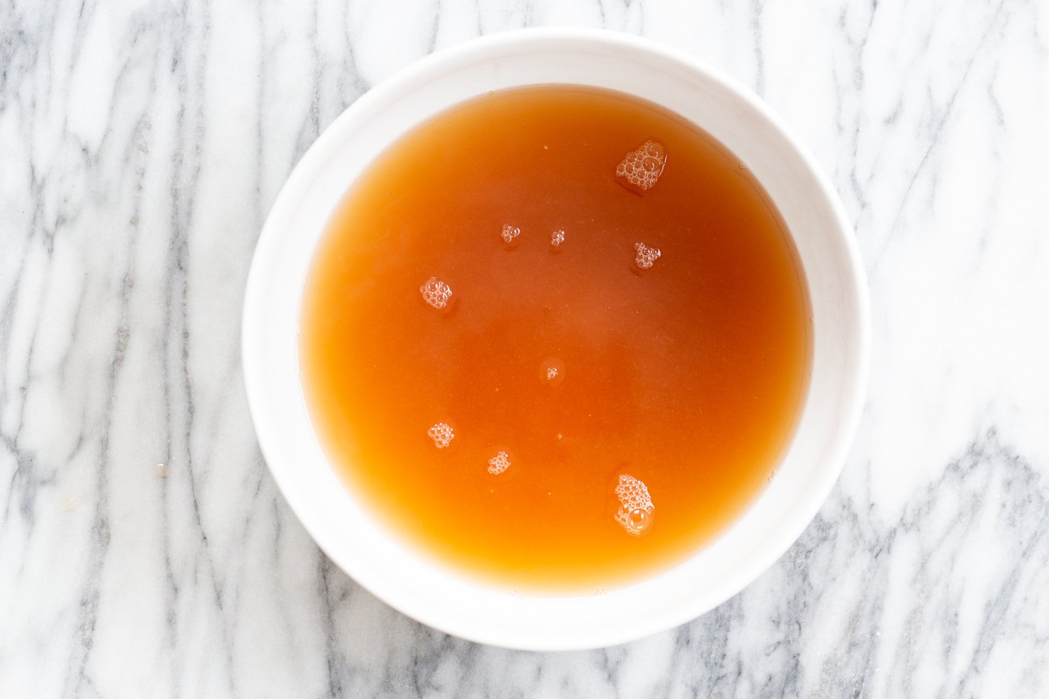 Instant Pot Apple Cider in a white bowl