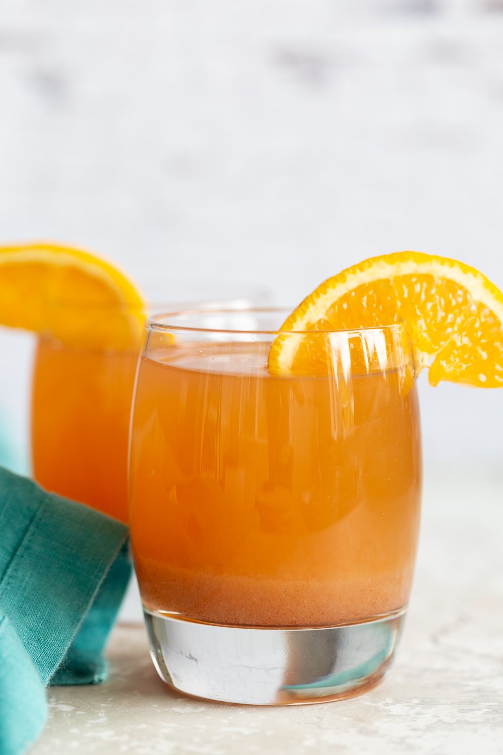 Instant Pot Apple Cider in glasses