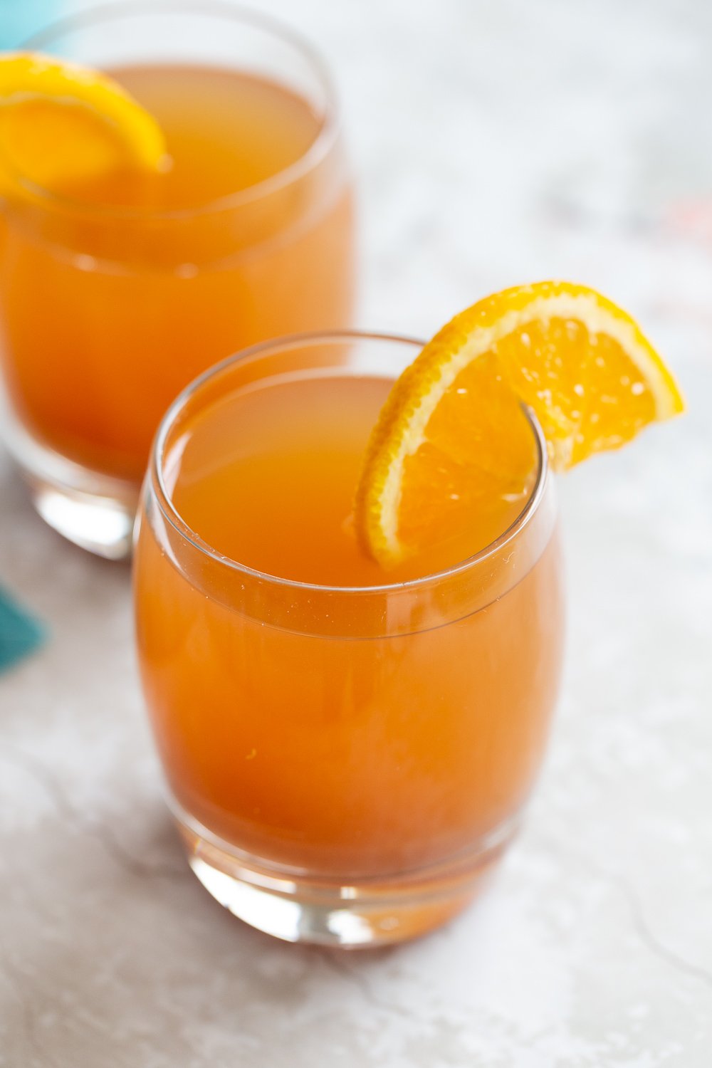 Instant Pot Apple Cider in glasses
