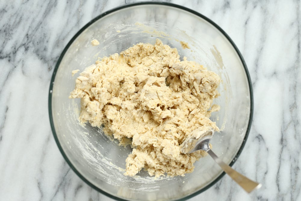 Biscuit dough for Creamed spinach