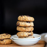 Vegan Breakfast Cookies in small white plate