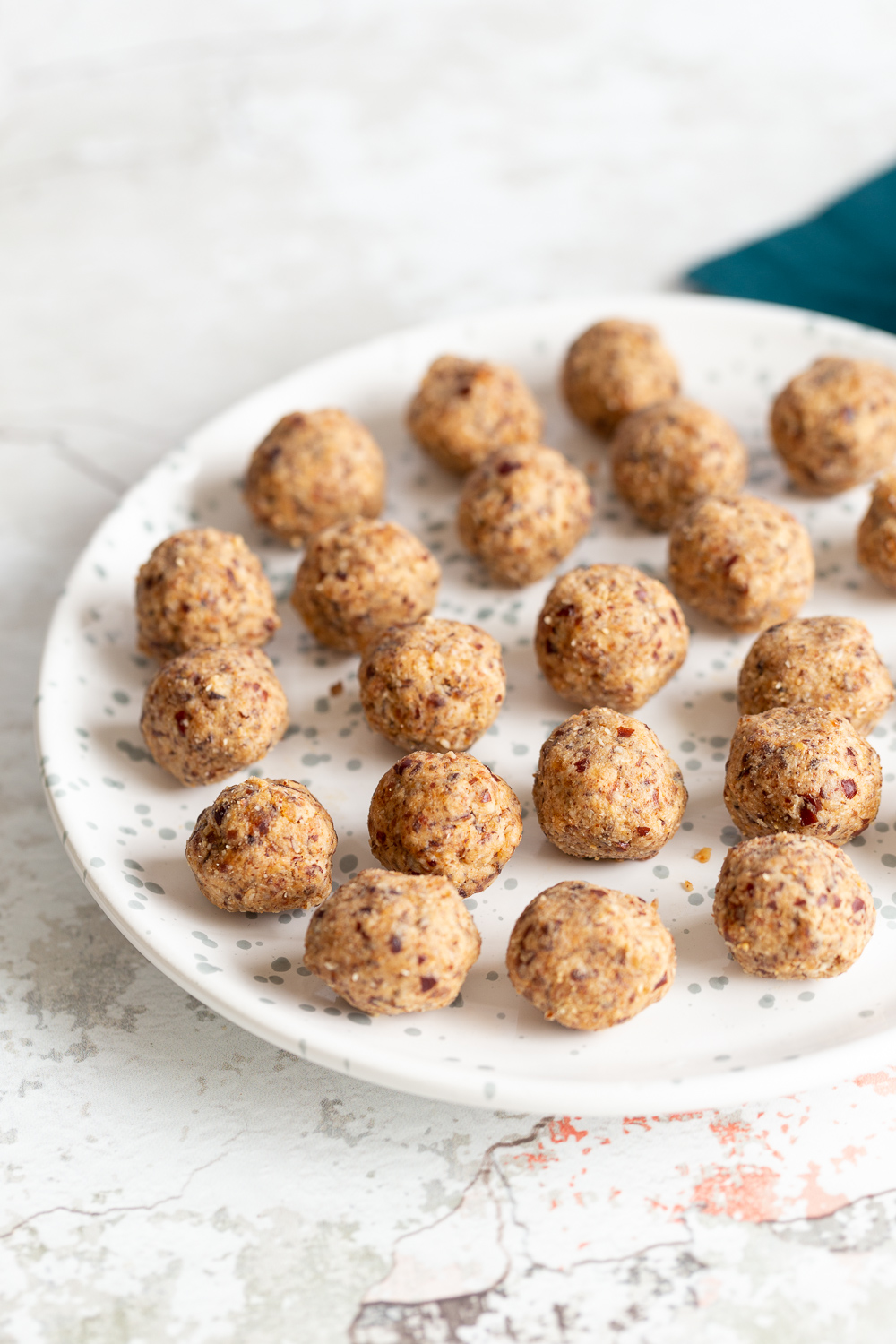 coconut balls a plate with easy vegan date coconut energy balls