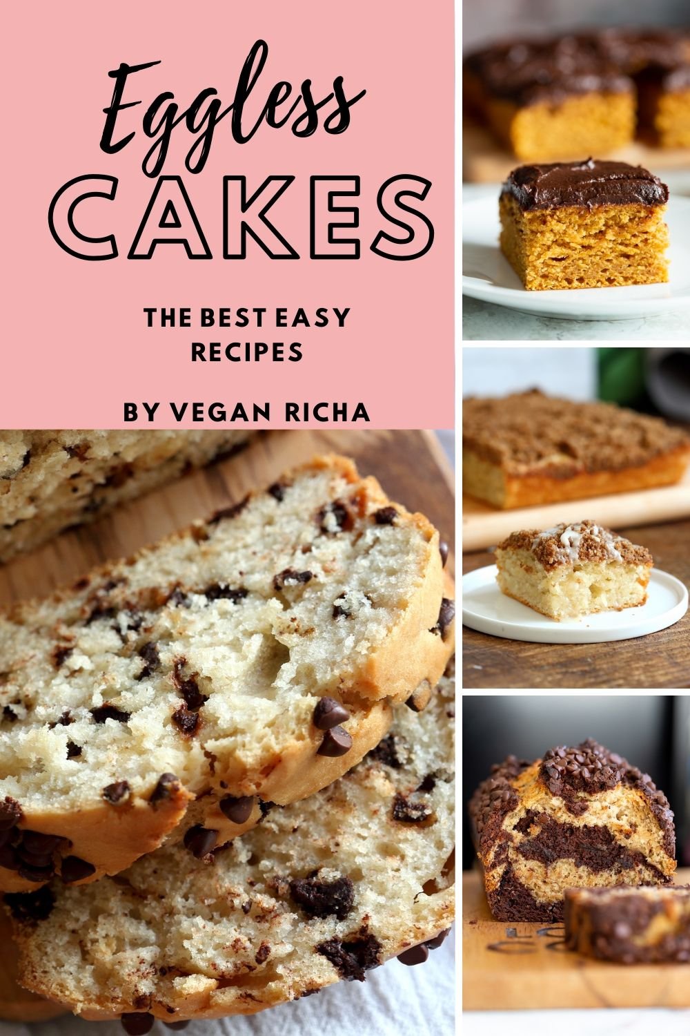 eggless cakes blog graphic for eggless cakes recipe roundup