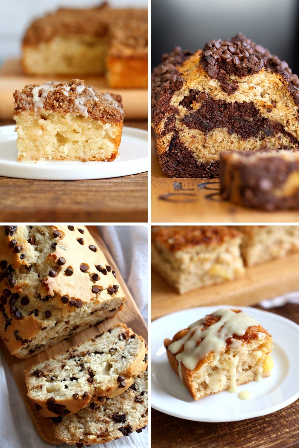 eggless cake a picture collage of different simple eggless bakes