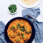 vegan malai kofta in a black skillet