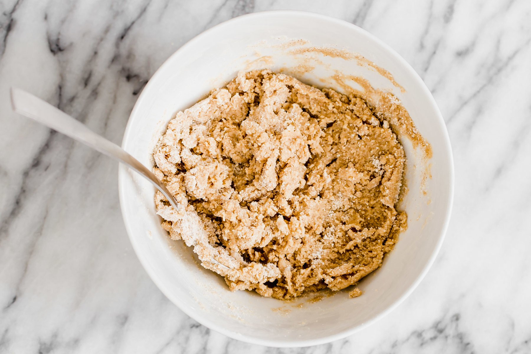 vegan snickerdoodles vegan pumpkin spice snickerdoodle cookie dough in a white bowl