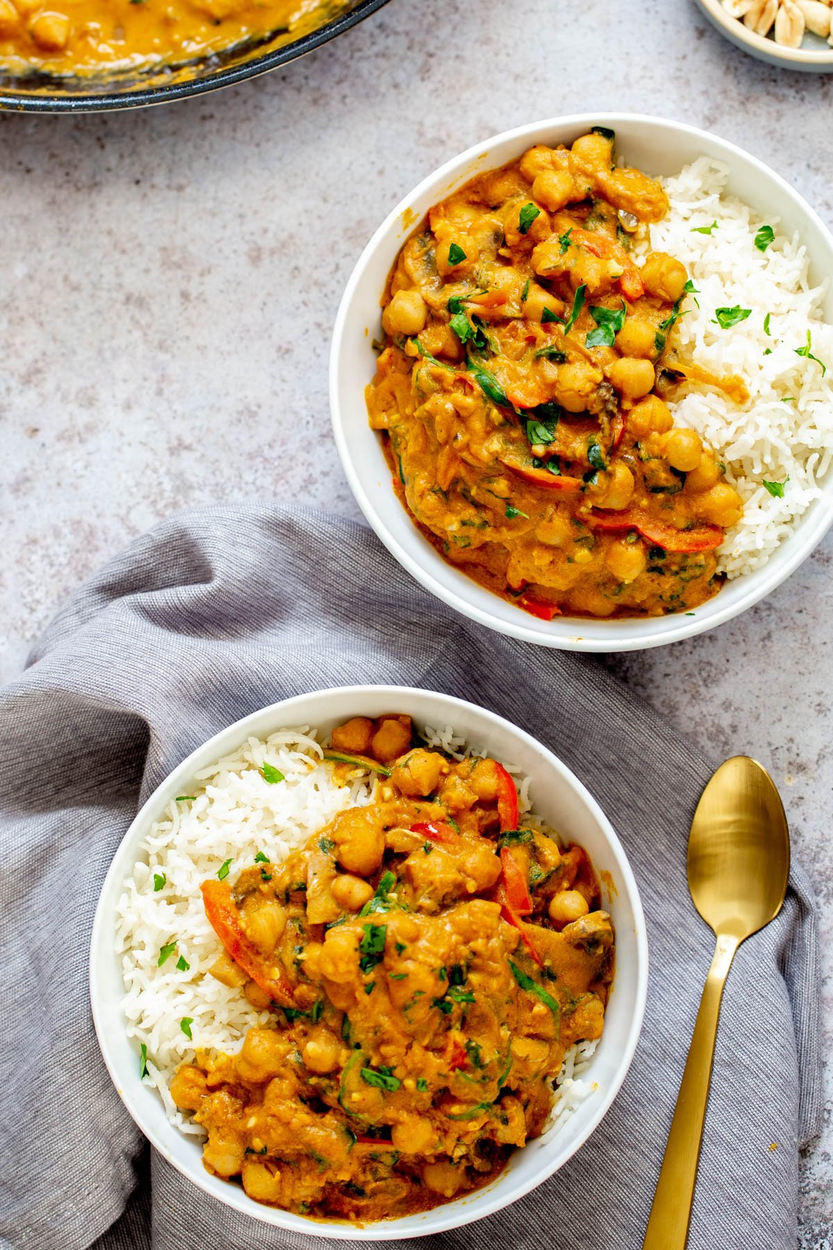 pumpkin curry two servings of vegan one pot chickpea pumpkin curry