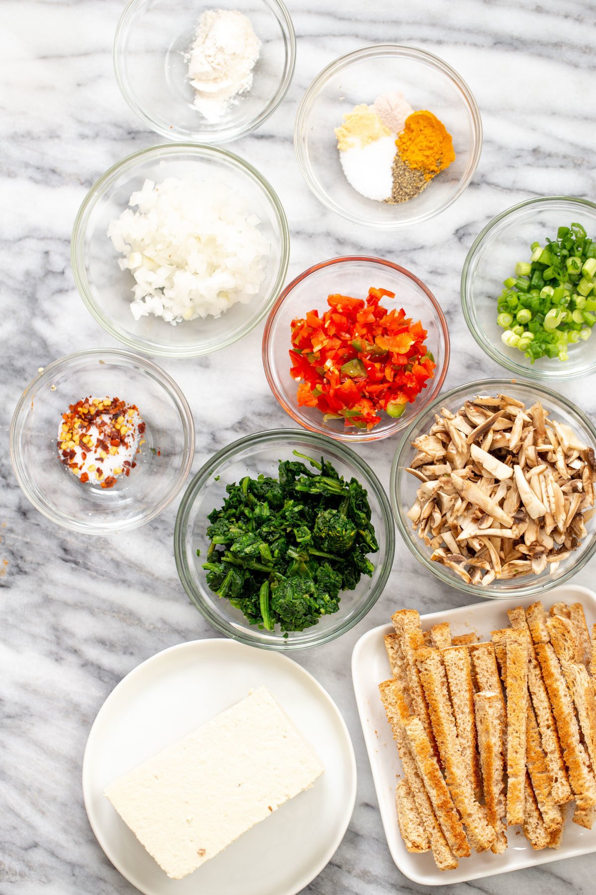 vegan breakfast bake  ingredients for making vegan egg casserole