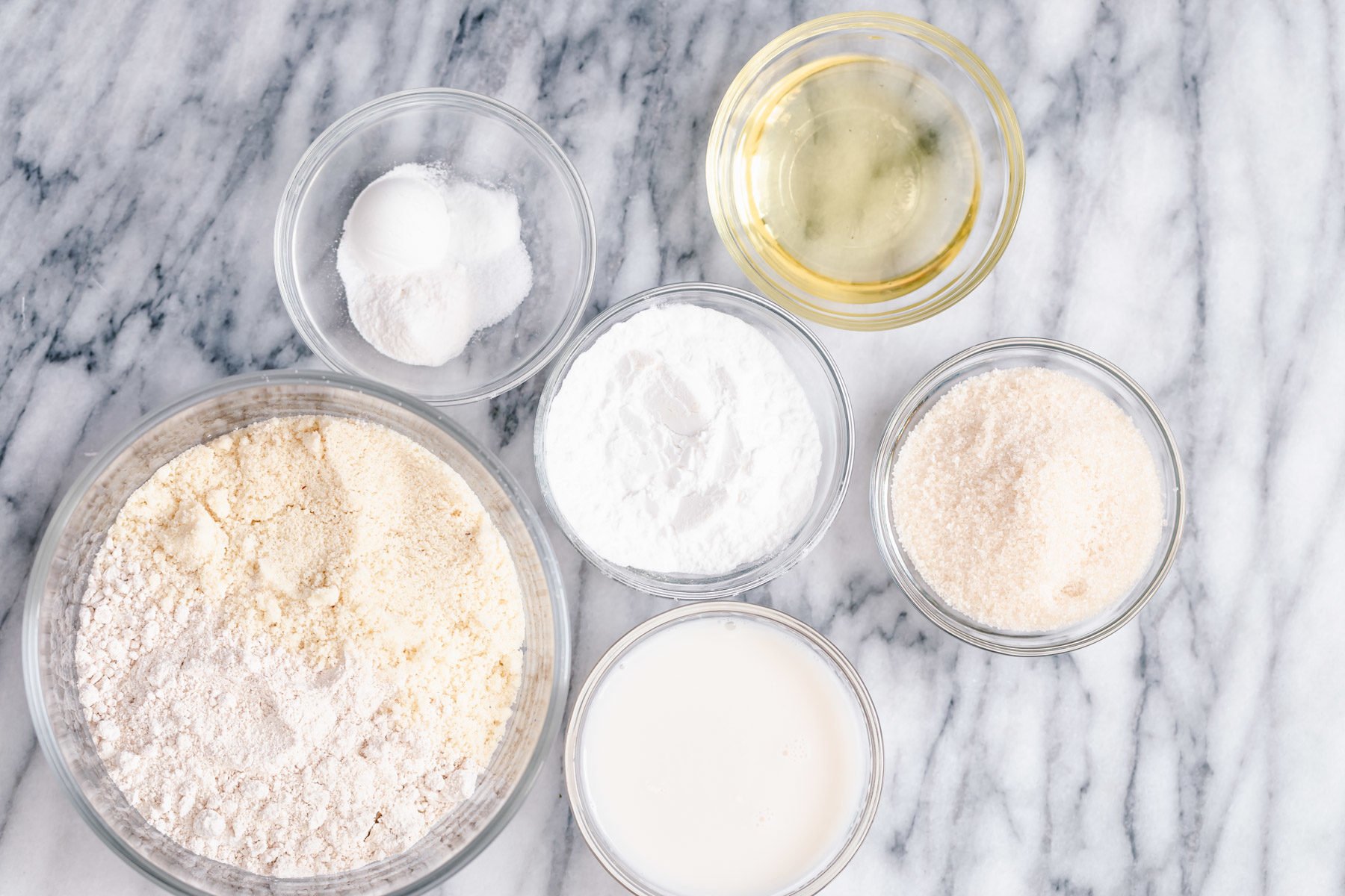 Ingredients for vegan Glutenfree chocolate cake