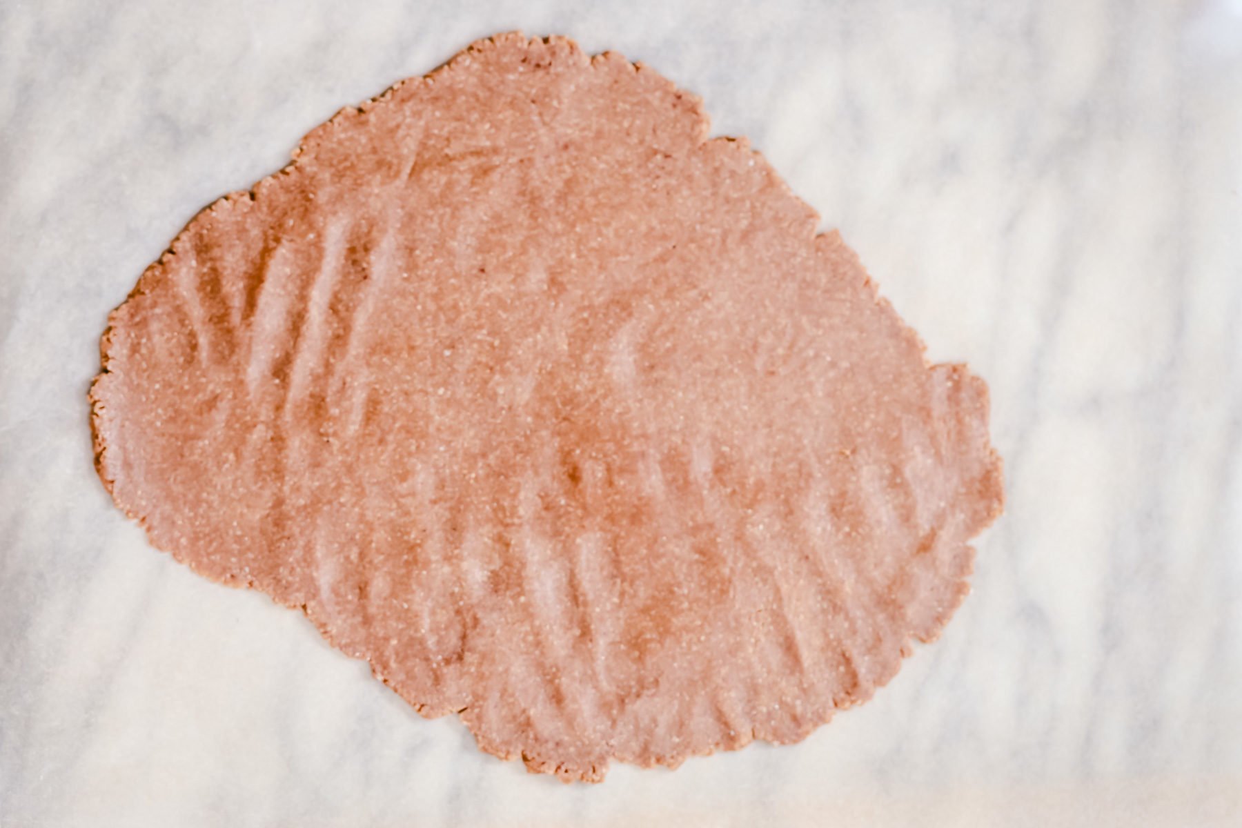 vegan gingerbread cookies vegan gingerbread cookie dough rolled out on a marble countertop