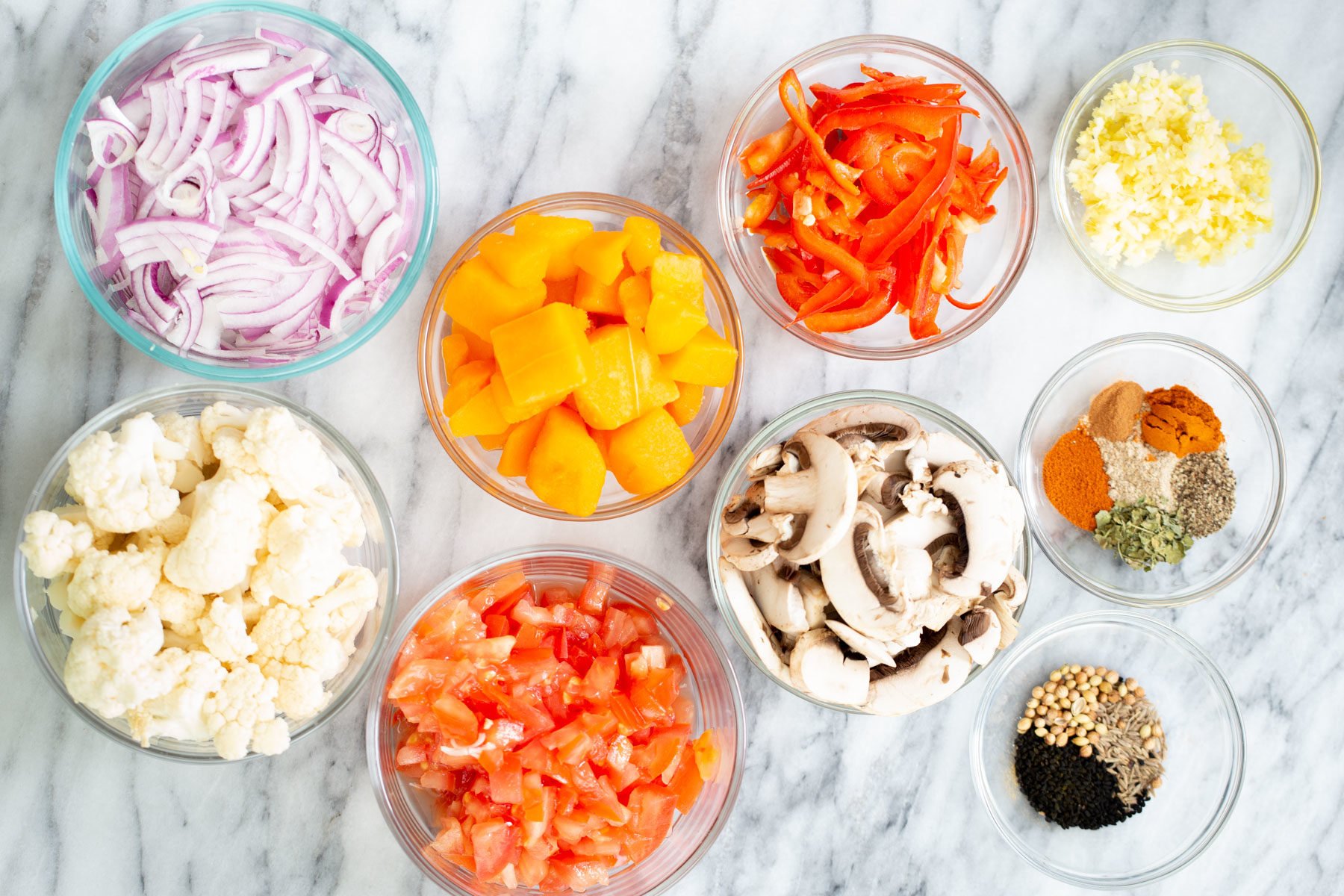 vegetable balti ingredients needed for making vegetable balti