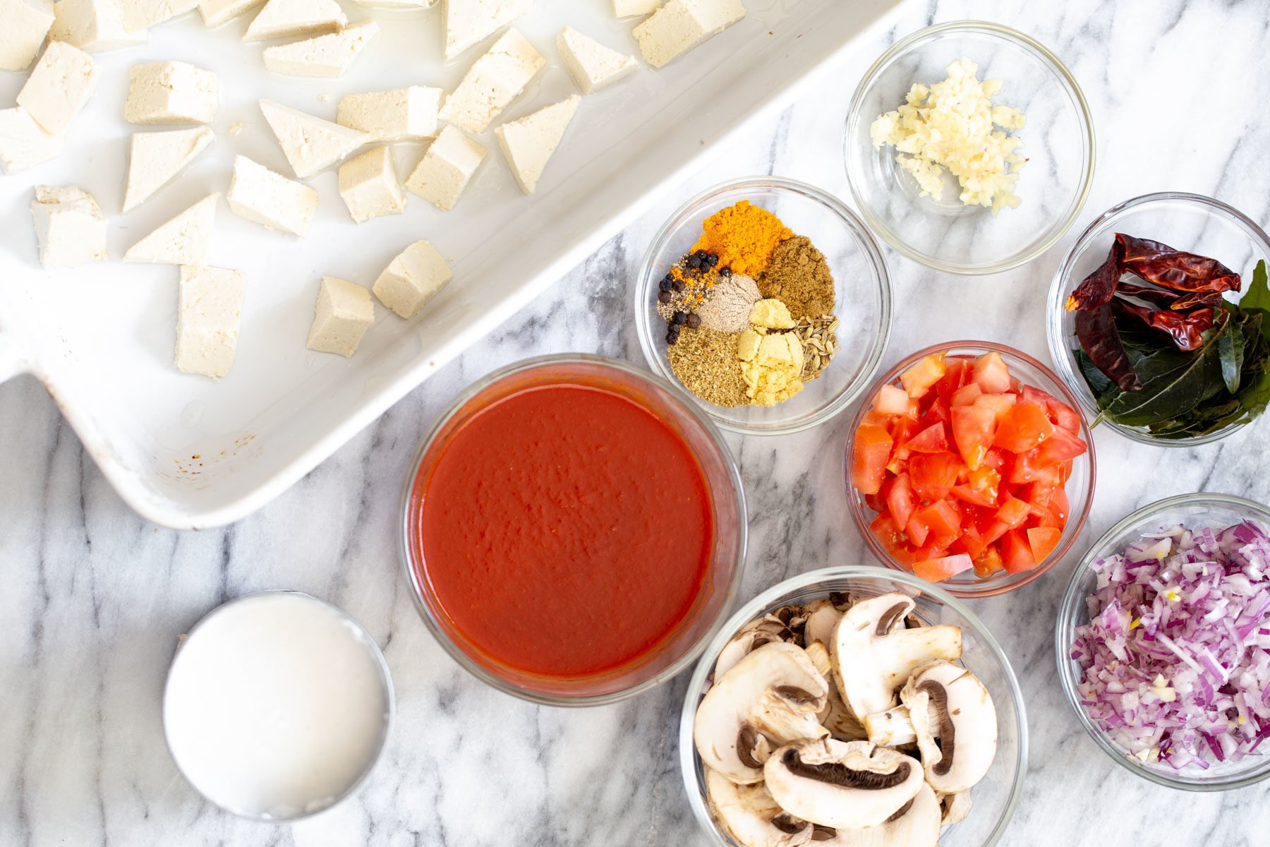 tofu casserole  ingredients needed for making vegan tofu casserole