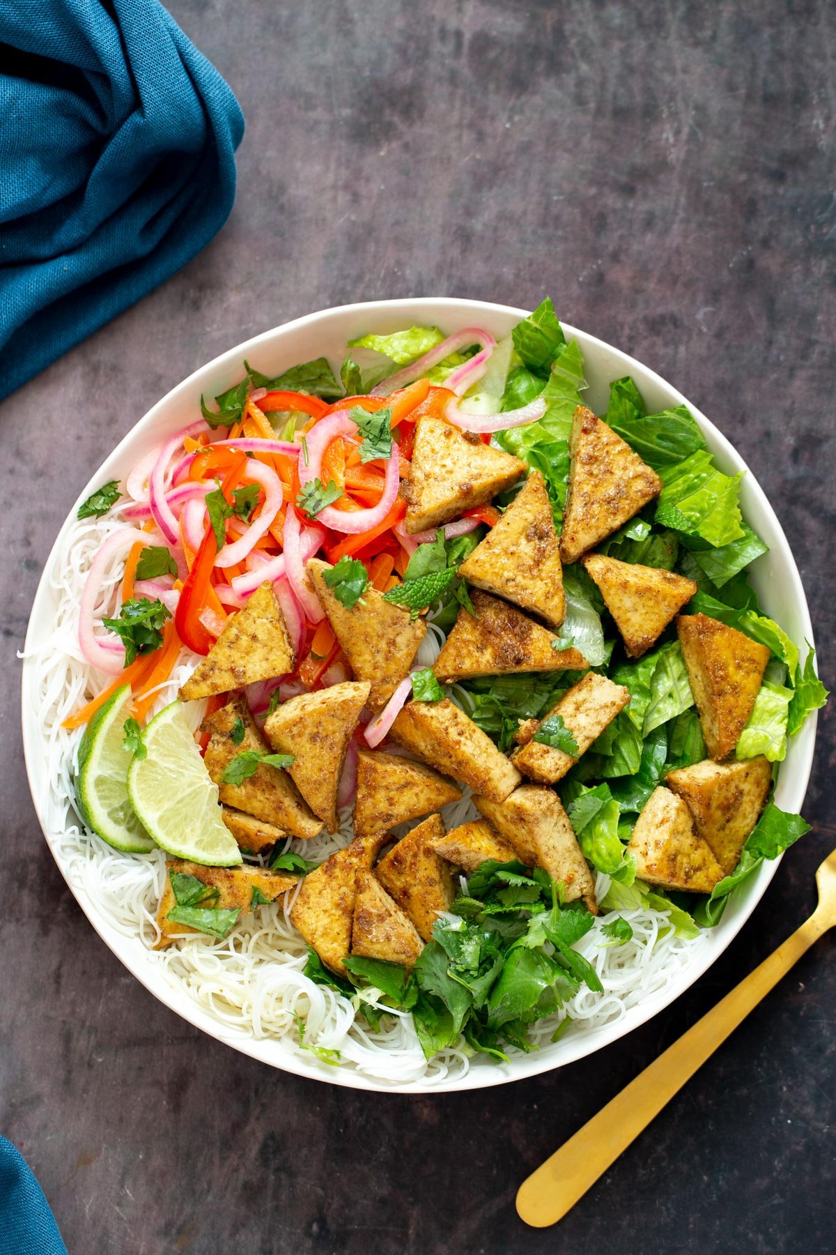 tofu noodle bowls
