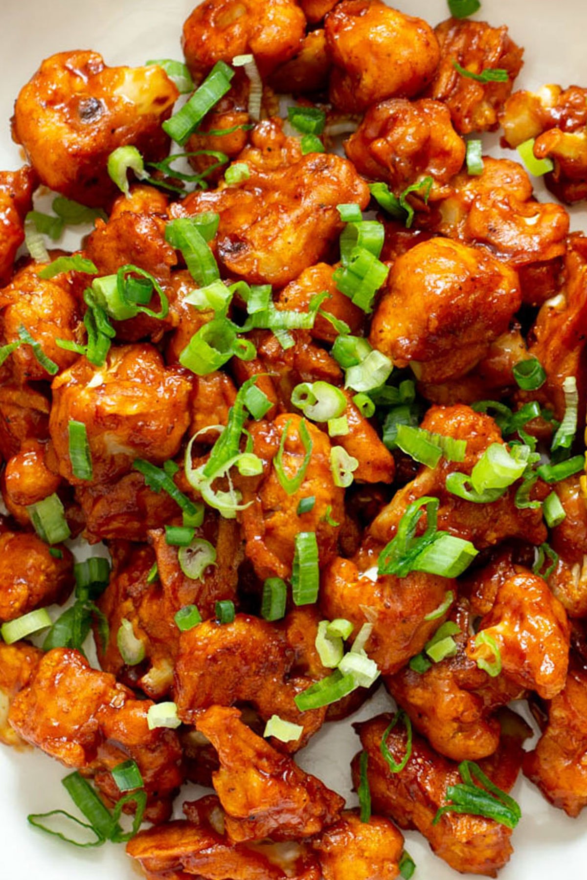 cauliflower wings  baked beer battered cauliflower wings sprinkled with chopped green onion