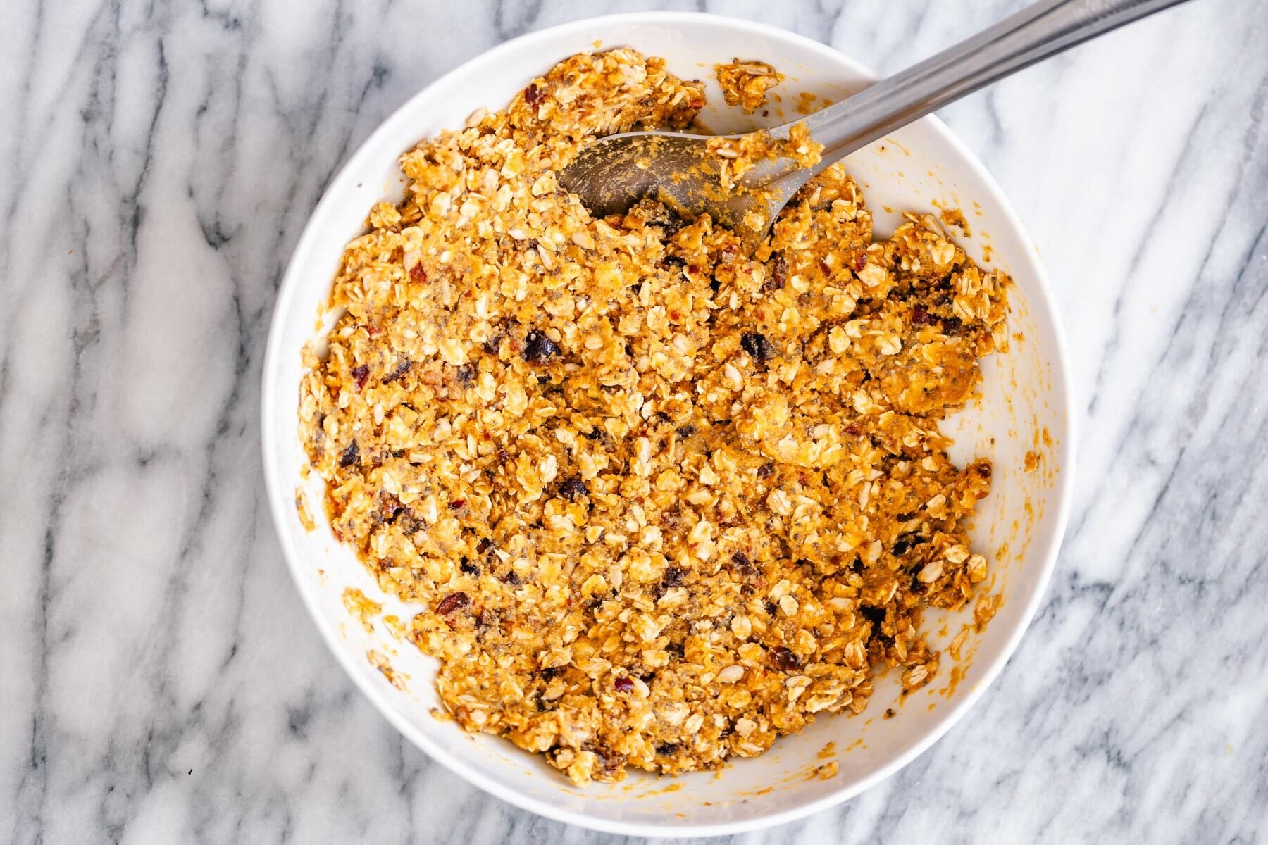 pumpkin breakfast cookies  pumpkin breakfast cookie dough in a bowl