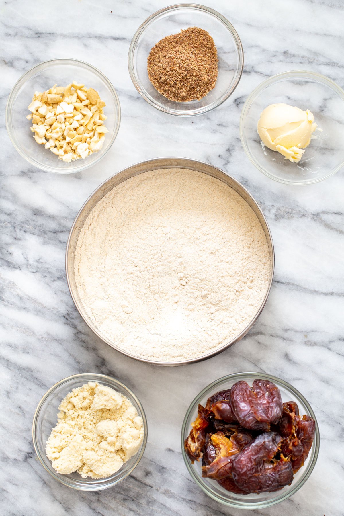ingredients for vegan ladoo recipe