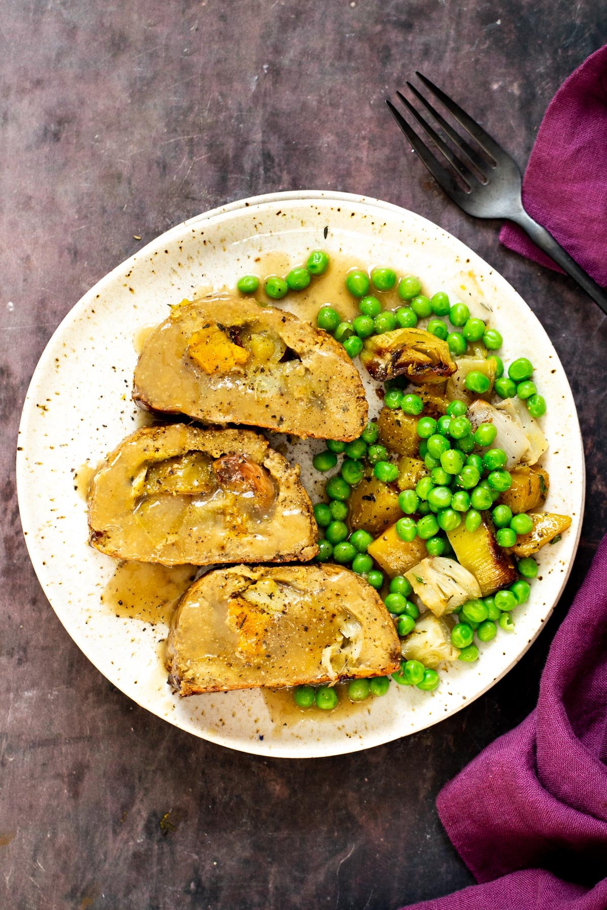 vegan glutenfree roast vegan glutenfree holiday roast with a side of vegetables