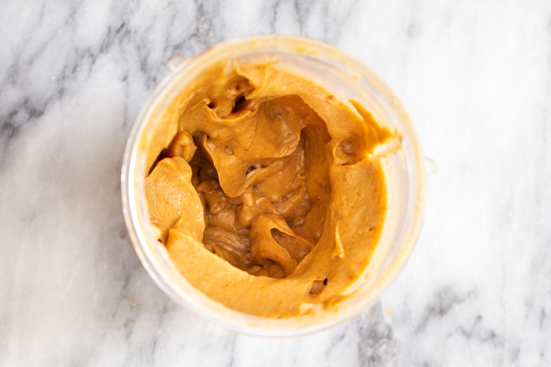 date caramel in a blender