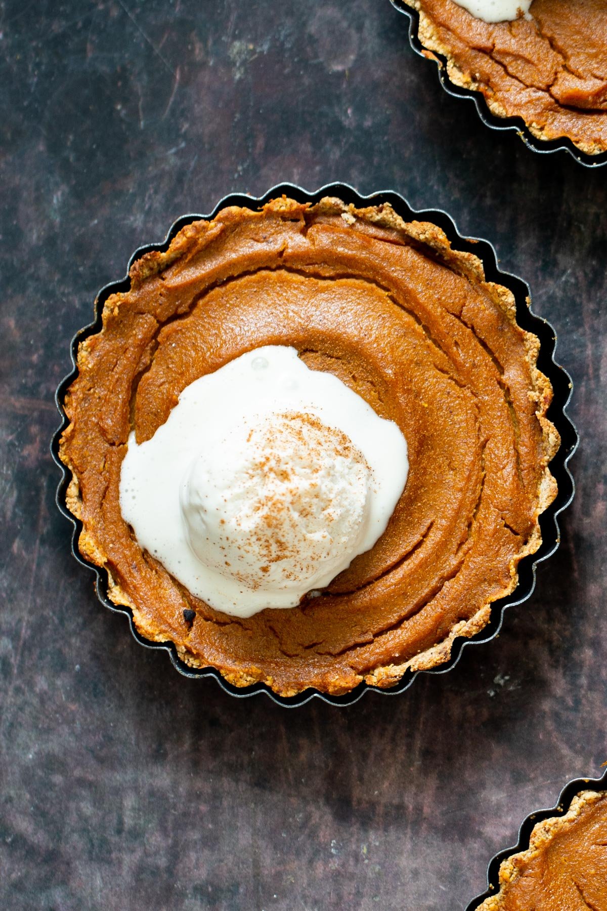 vegan gluten free pumpkin pie a vegan glutenfree mini pumpkin pie topped with ice cream