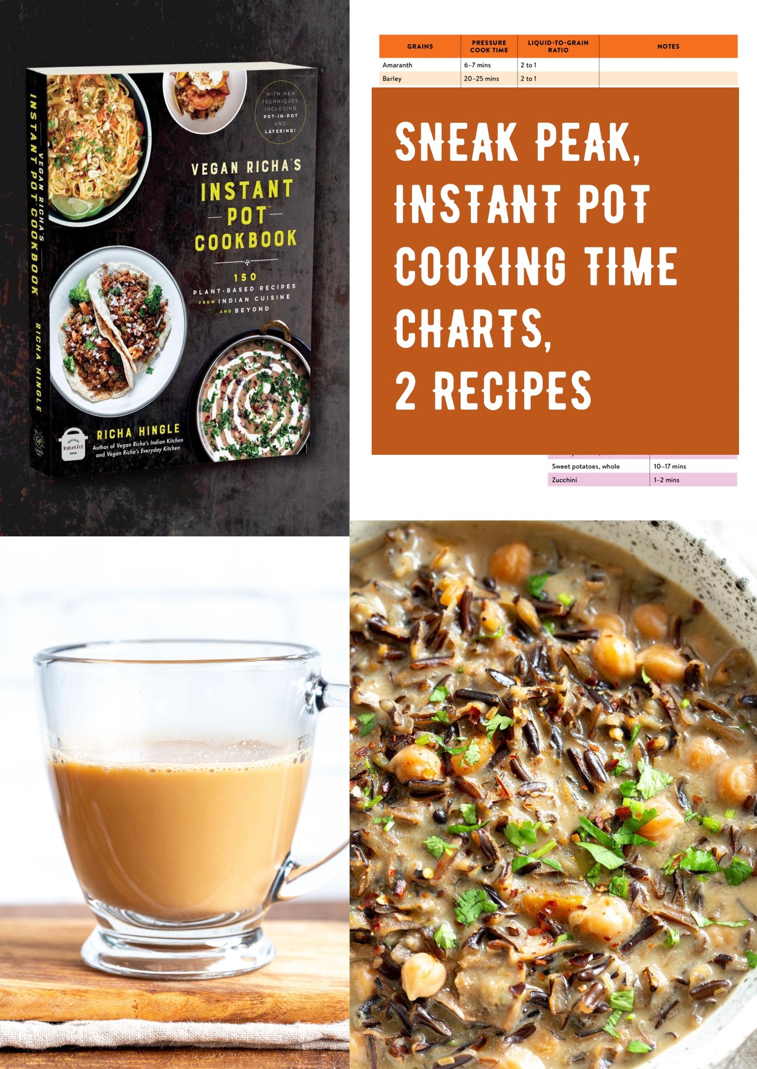 Vegan Richa’s Instant Pot cookbook cover and Bonuses