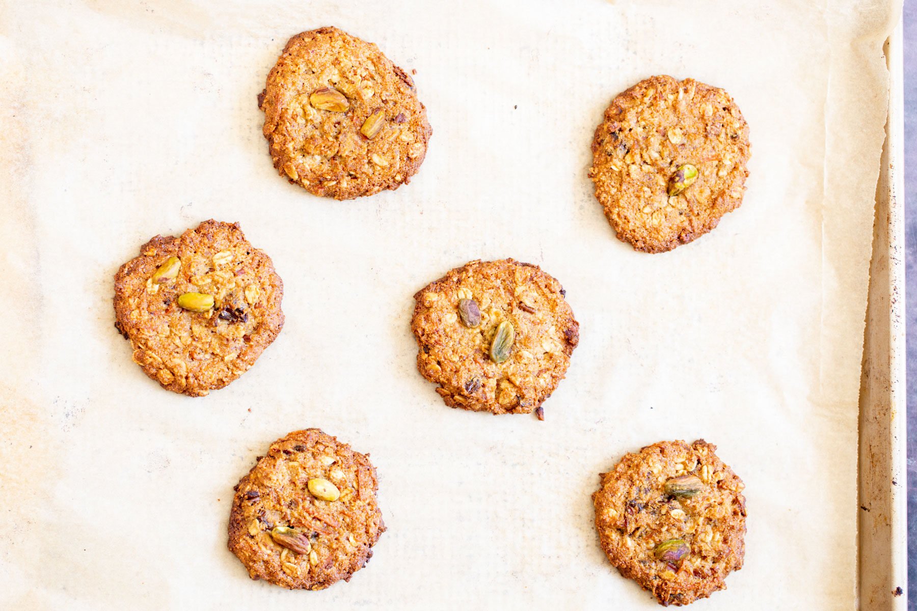 vegan carrot cake cookies  freshly baked vegan carrot cake cookies