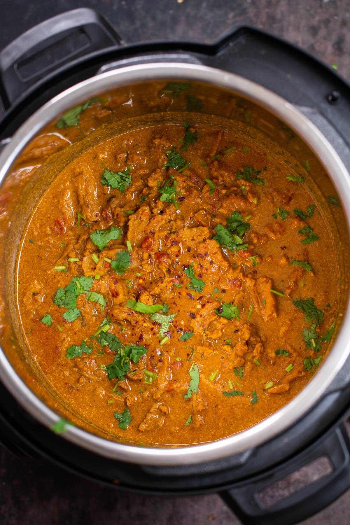 soycurl curry in an Instant Pot