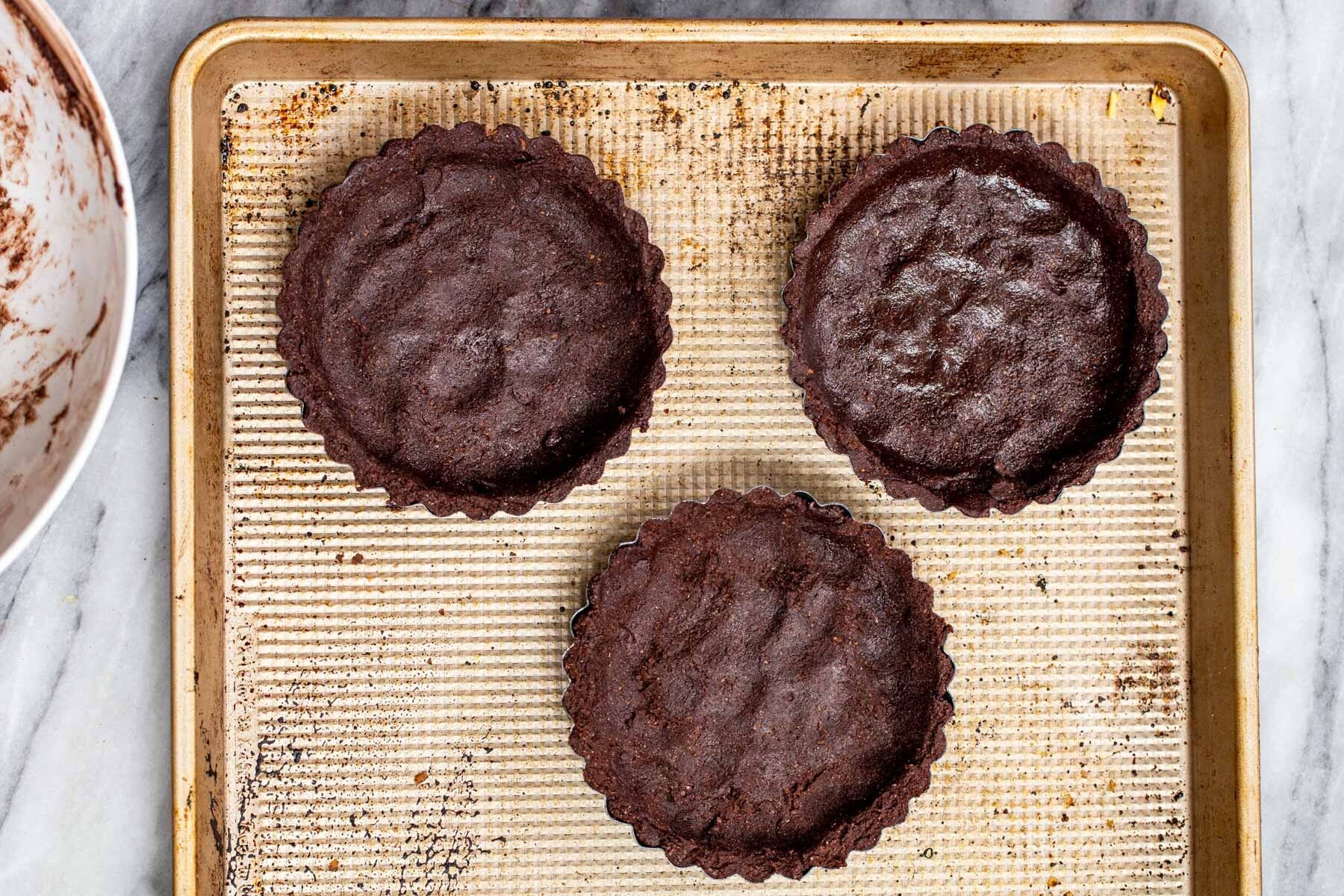 glutenfree chocolate tartshells 