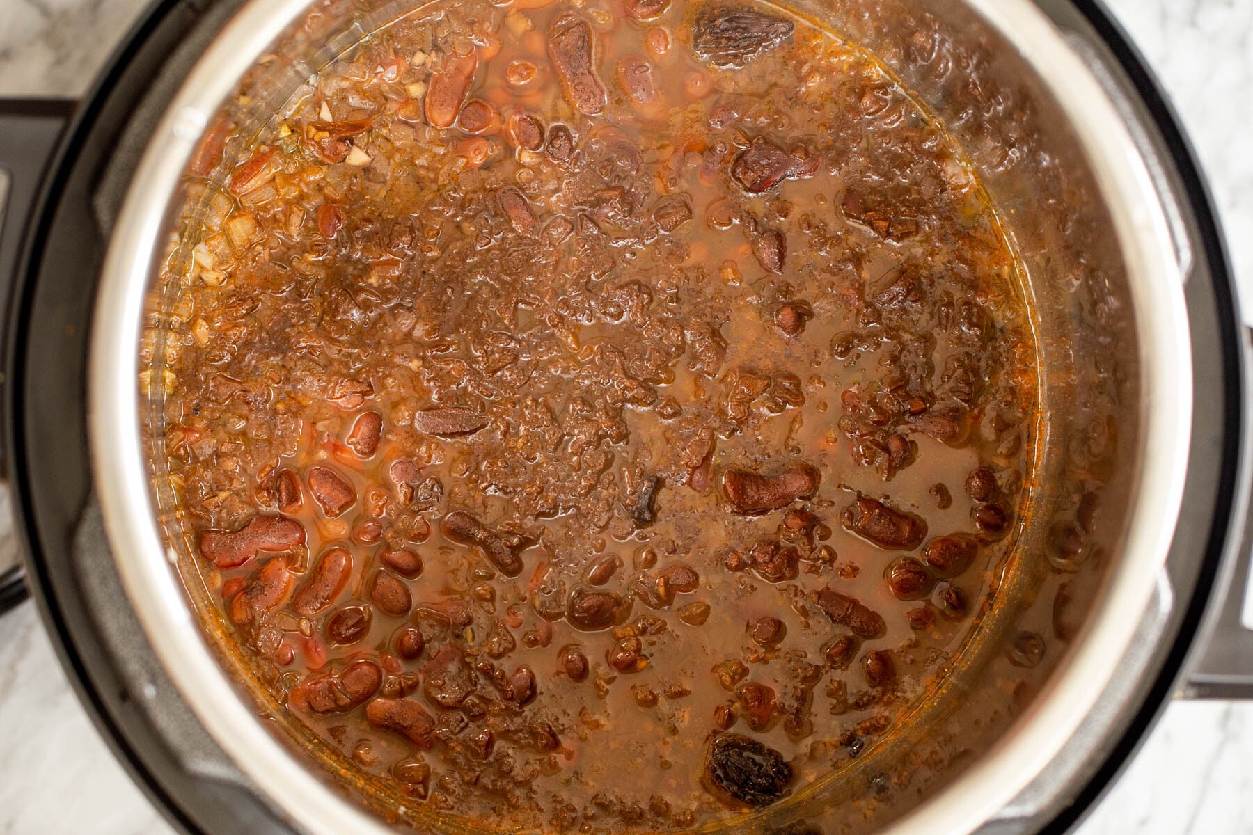 Red Kidney Bean Curry cooked in an Instant Pot