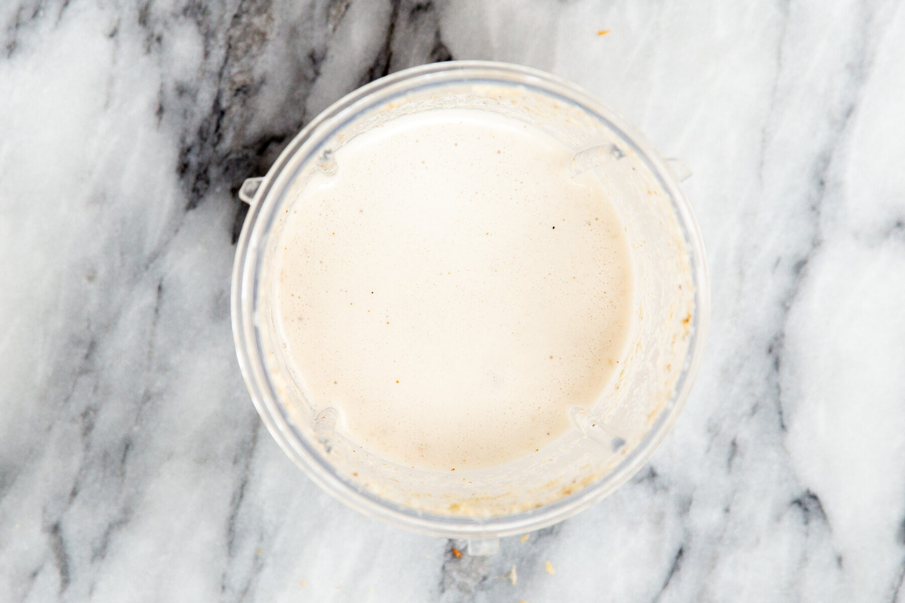 coconut paste in a food processor