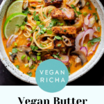 bowl of butter ramen with text overlay