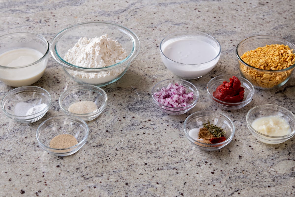 vegan Chinese bao ingredients
