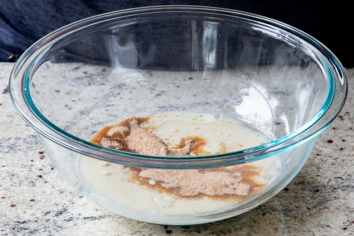 adding sugar to the non-dairy milk