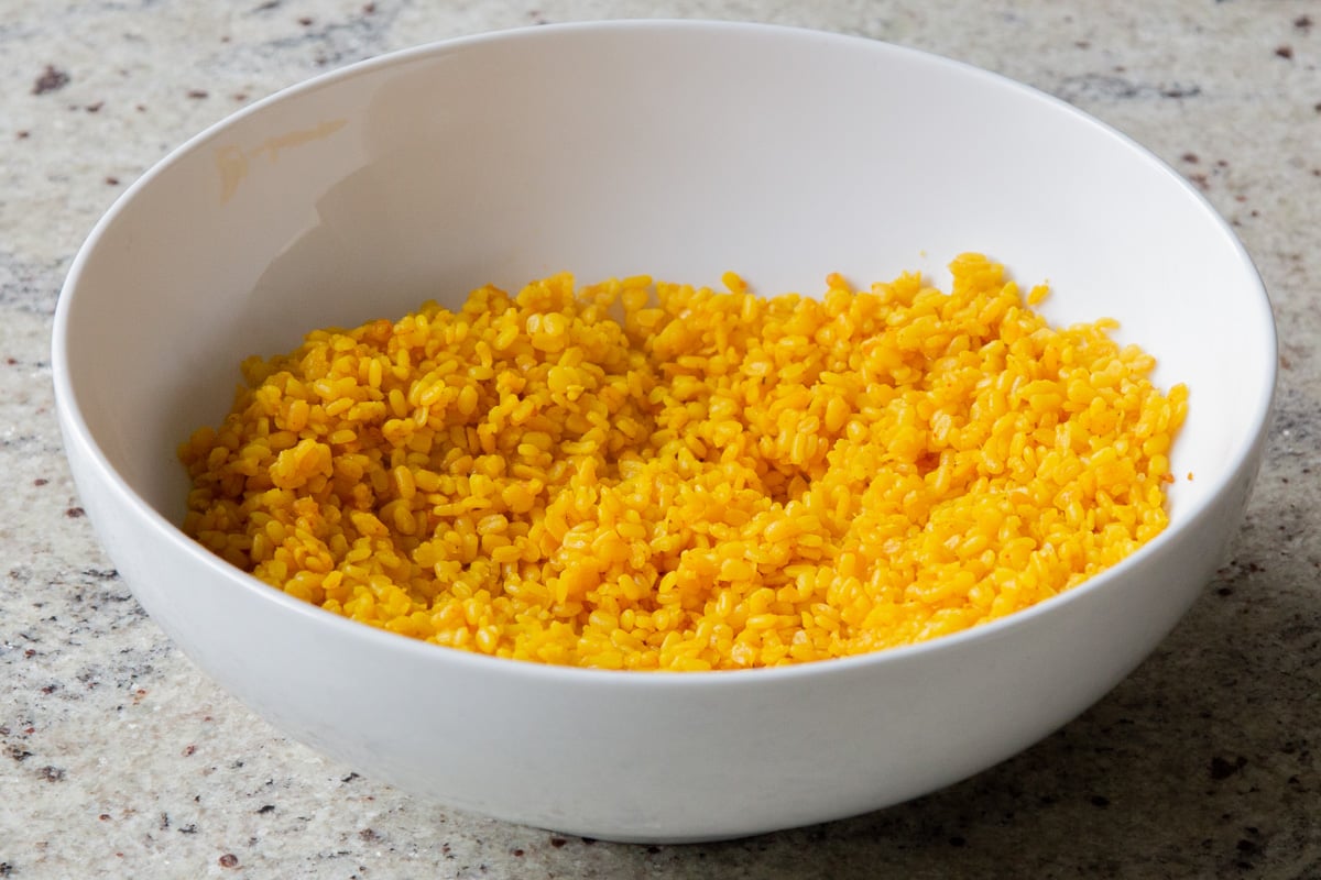moong dal in a mixing bowl