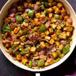 pan of honey chilli tofu