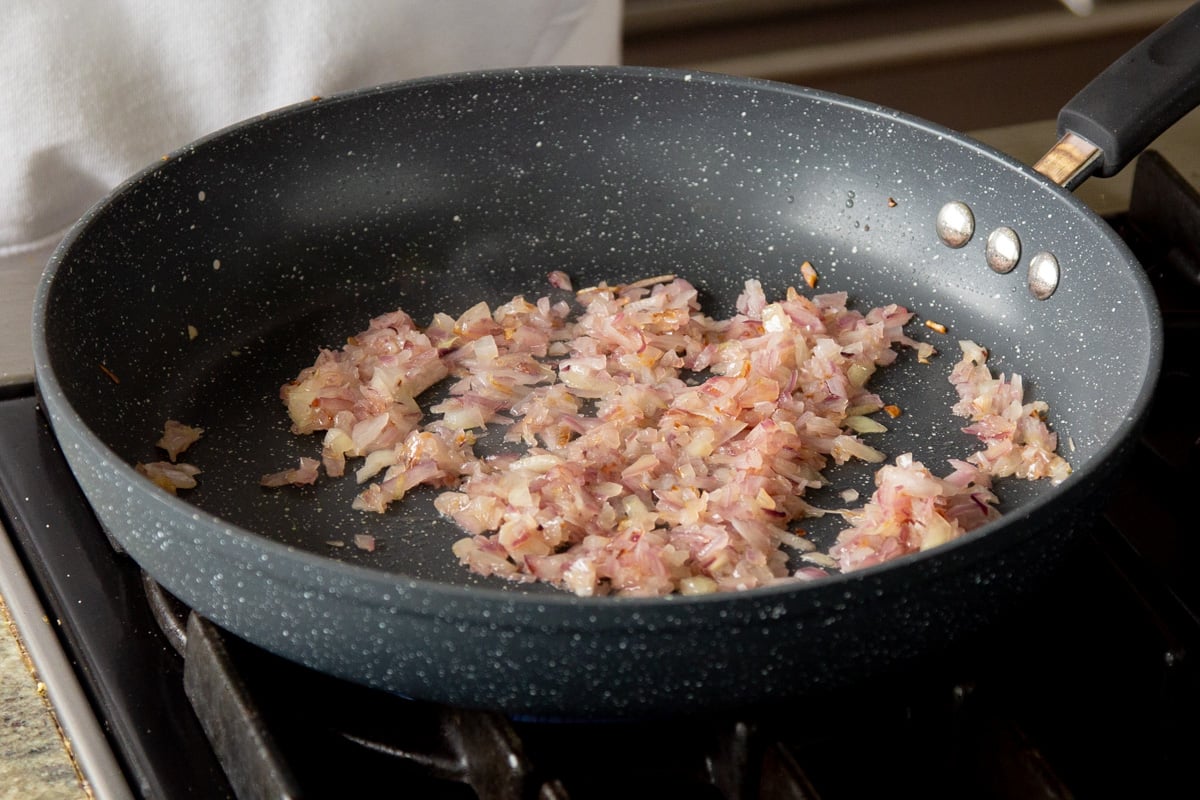 onions, after frying