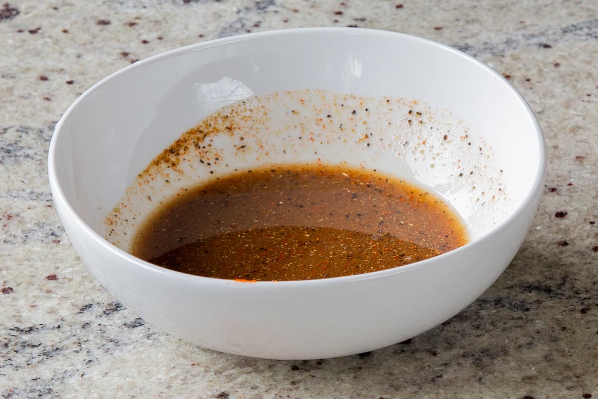 chaat masala dressing, after mixing together