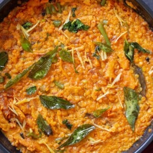 panful of vegan dalcha
