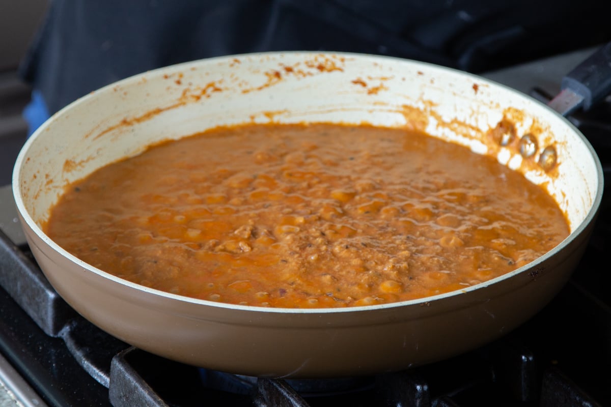 curry sauce, after cooking