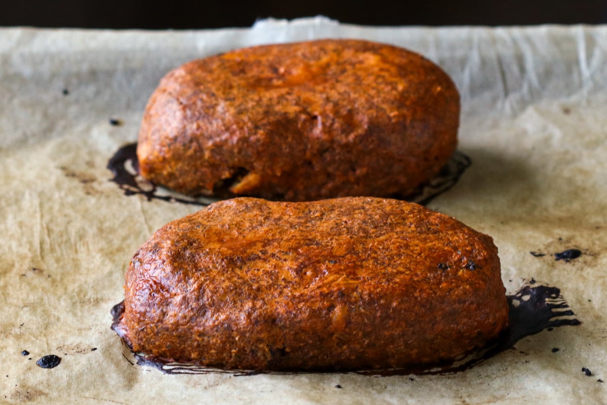 chickpea loaves, after baking