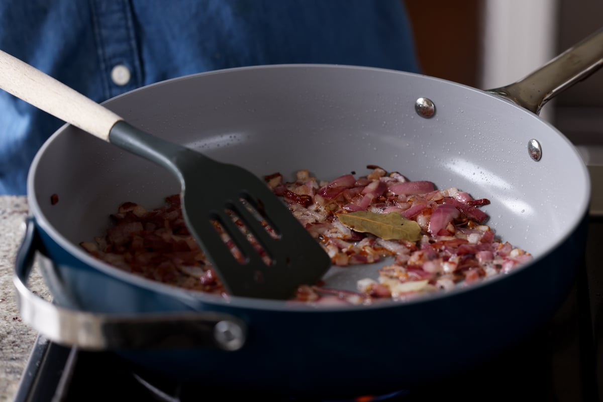 mixing in the whole spices