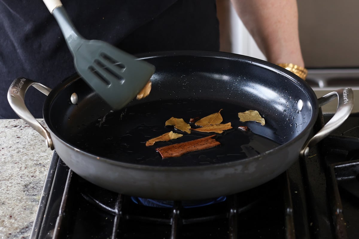 toasting whole spices