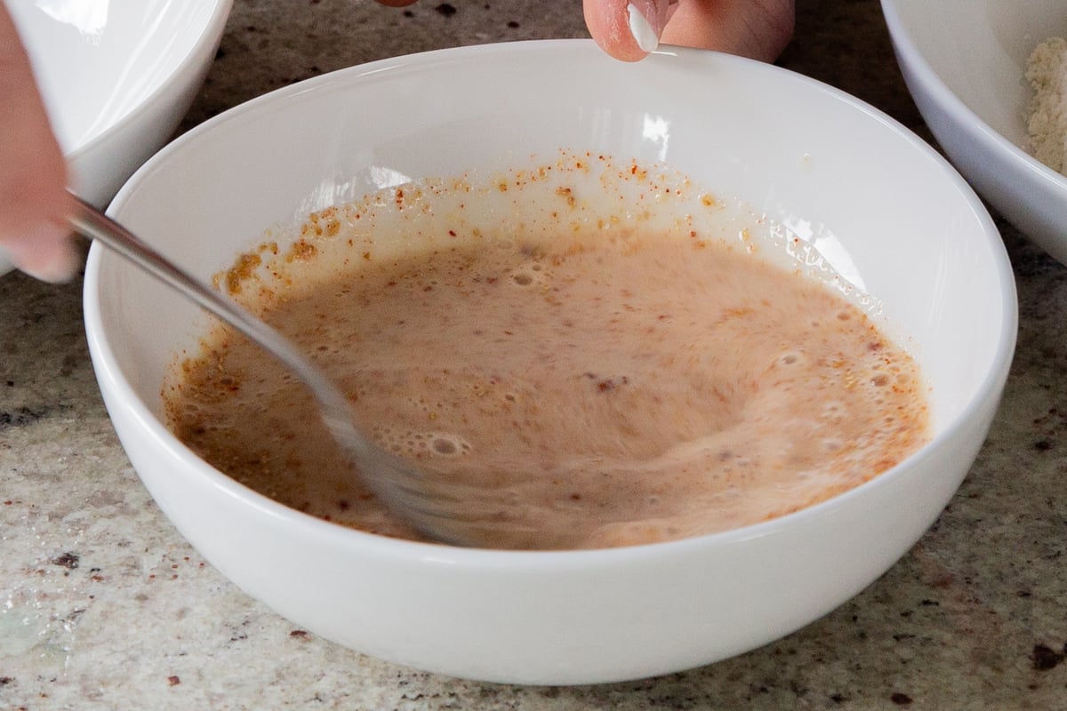 mixing the milk mixture