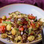 sheet pan gnocchi in a bowl