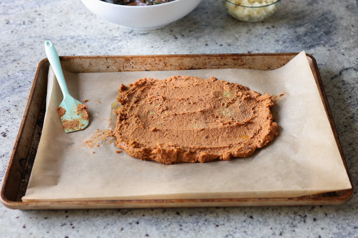 sun dried tomato roast mixture sprinkled with oil