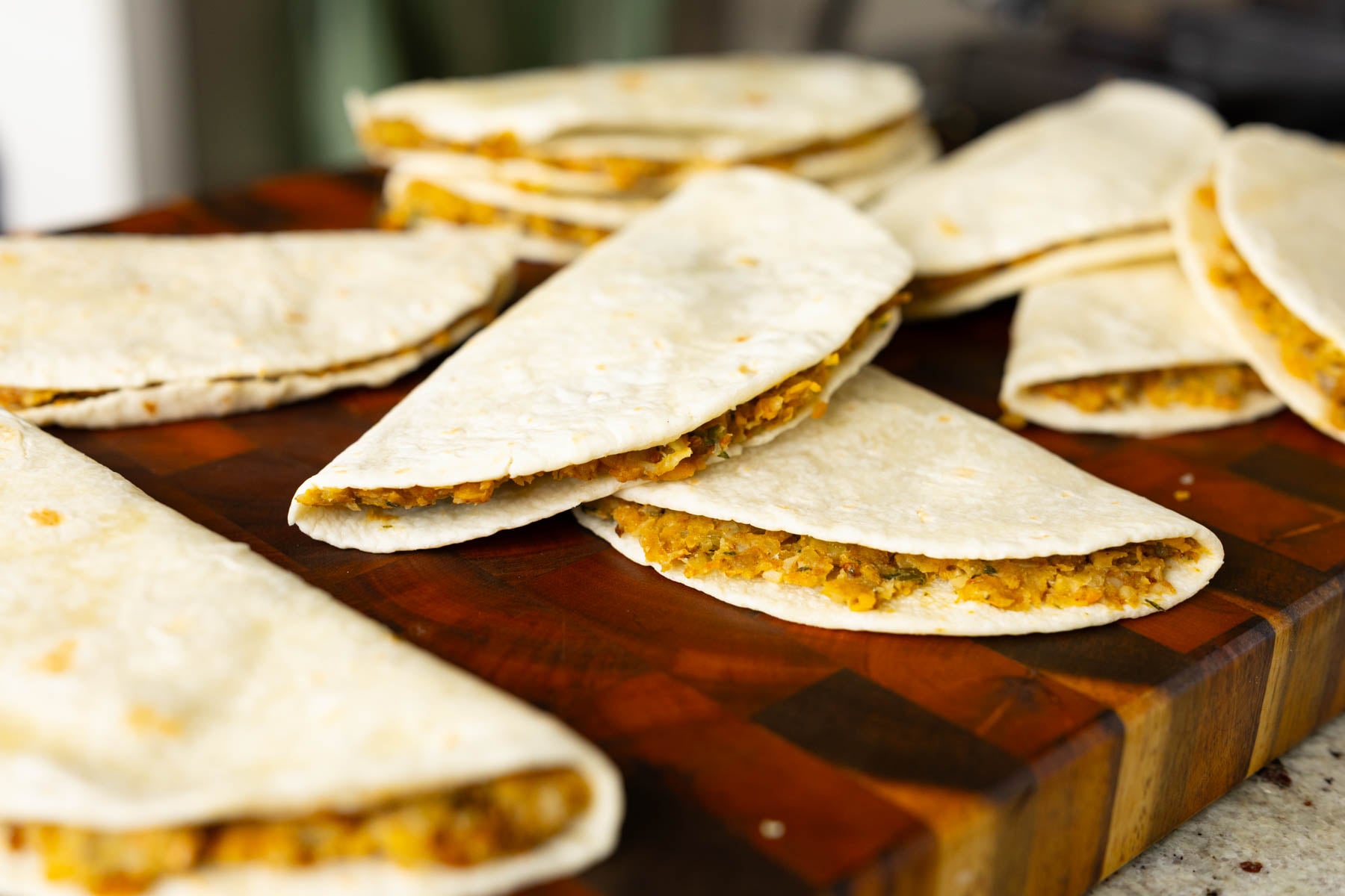 paratha tacos, ready to bake, air fry, or pan fry
