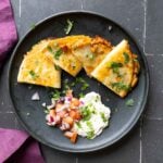 crispy tacos made with the chili garlic beans
